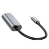 Переходник Hoco UA21 Origin Type-C to VGA, Metal gray