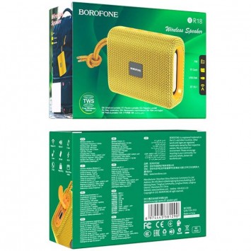 Bluetooth Колонка Borofone BR18, Золотий - Колонки / Акустика - зображення 4 