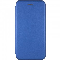Кожаный чехол (книжка) Classy для Samsung Galaxy S21 FE, Синий
