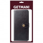 Кожаный чехол книга GETMAN Gallant (PU) для Samsung Galaxy S21 FE, Черный