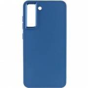 TPU чохол Bonbon Metal Style для Samsung Galaxy S21 FE, Синій / Denim Blue