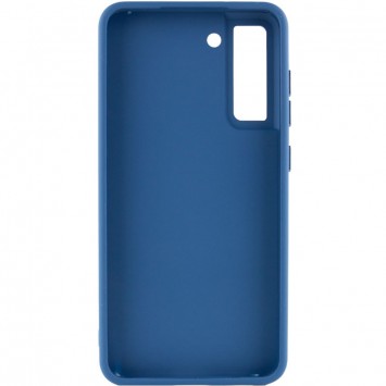 TPU чехол Bonbon Metal Style для Samsung Galaxy S21 FE, Синий / Denim Blue - Samsung - изображение 2