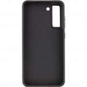 TPU чехол Bonbon Metal Style для Samsung Galaxy S21 FE, Черный / Black