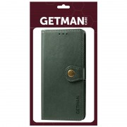Шкіряний чохол книжка GETMAN Gallant (PU) для Samsung Galaxy S21 FE, Зелений