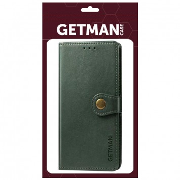 Шкіряний чохол книжка GETMAN Gallant (PU) для Samsung Galaxy S21 FE, Зелений - Samsung - зображення 3 