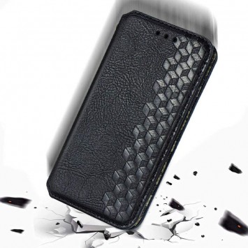Кожаный чехол книжка GETMAN Cubic (PU) для Samsung Galaxy S21 FE, Черный - Samsung - изображение 1