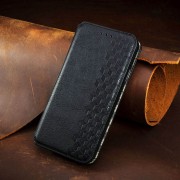 Кожаный чехол книжка GETMAN Cubic (PU) для Samsung Galaxy S21 FE, Черный
