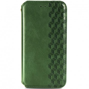 Шкіряний чохол книжка GETMAN Cubic (PU) для Samsung Galaxy S20 FE, Зелений