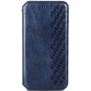 Шкіряний чохол книжка GETMAN Cubic (PU) для Samsung Galaxy S20 FE, Синій