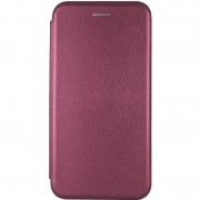 Кожаный чехол (книжка) Classy для Samsung Galaxy S20 FE, Бордовый