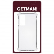TPU чехол GETMAN Ease logo усиленные углы для Samsung Galaxy S20 FE, Бесцветный (прозрачный)