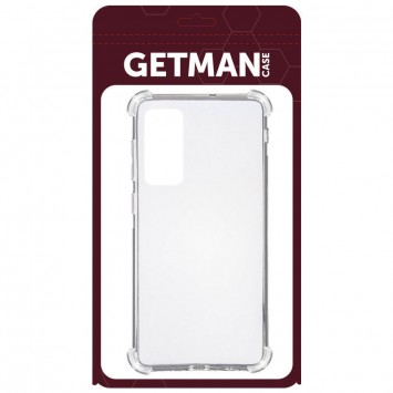 TPU чохол GETMAN Ease logo посилені кути для Samsung Galaxy S20 FE, Безбарвний (прозорий) - Samsung Galaxy S20 FE - зображення 1 