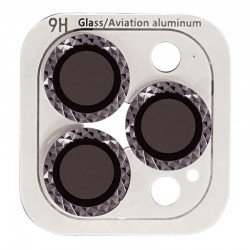 Защитное стекло Metal Shine на камеру (в упак.) для Apple iPhone 15 Pro (6.1") / 15 Pro Max (6.7"), Темно-Серый / Graphite