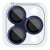 Защитное стекло на камеру для iPhone 15 Pro / 15 Pro Max - Metal Classic, Синій / Dark Blue