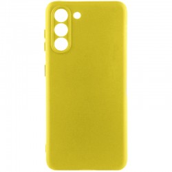 Чохол Silicone Cover Lakshmi Full Camera (A) для Samsung Galaxy S21, Жовтий / Flash