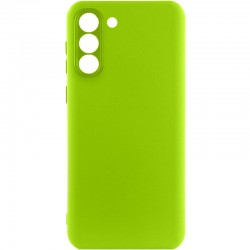 Чохол Silicone Cover Lakshmi Full Camera (A) для Samsung Galaxy S21, Салатовий / Neon Green