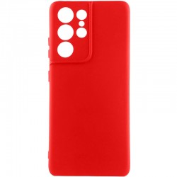 Чохол Silicone Cover Lakshmi Full Camera (A) для Samsung Galaxy S21 Ultra, Червоний / Red