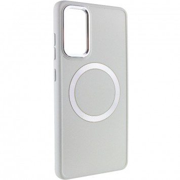 TPU чохол Bonbon Metal Style with MagSafe для Samsung Galaxy S21+, Білий / White