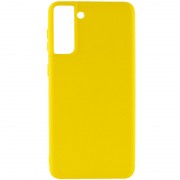 Силіконовий чохол Candy для Samsung Galaxy S21+ (Жовтий)