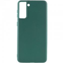 Силіконовий чохол Candy для Samsung Galaxy S21+ (Зелений / Forest green)