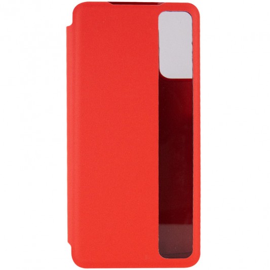 Чохол-книжка для Samsung Galaxy S21+ Smart View Cover (Червоний / Світле віконце)