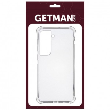 TPU чохол GETMAN Ease logo посилені кути для Samsung Galaxy S21, Безбарвний (прозорий) - Samsung Galaxy S21 - зображення 1 
