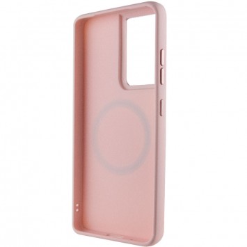 TPU чохол Bonbon Metal Style with MagSafe для Samsung Galaxy S21 Ultra, Рожевий / Light Pink - Чохли для Samsung Galaxy S21 Ultra - зображення 2 