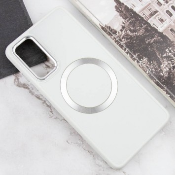 TPU чехол Bonbon Metal Style with MagSafe для Samsung Galaxy S21+, Белый / White - Чехлы для Samsung Galaxy S21+ - изображение 3