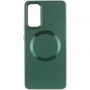 TPU чехол Bonbon Metal Style with MagSafe для Samsung Galaxy S21+, Зеленый / Army Green