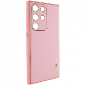 Кожаный чехол Xshield для Samsung Galaxy S21 Ultra, Розовый / Pink - Чехлы для Samsung Galaxy S21 Ultra - изображение 1