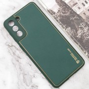 Шкіряний чохол Xshield для Samsung Galaxy S21, Зелений / Army Green