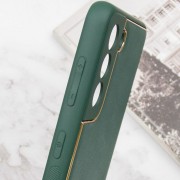 Кожаный чехол Xshield для Samsung Galaxy S21, Зеленый / Army Green
