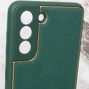Шкіряний чохол Xshield для Samsung Galaxy S21+, Зелений / Army Green