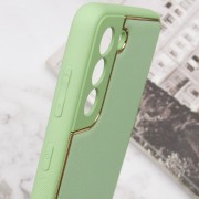 Кожаный чехол Xshield для Samsung Galaxy S21+, Зеленый / Pistachio