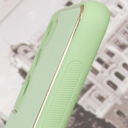 Кожаный чехол Xshield для Samsung Galaxy S21+, Зеленый / Pistachio
