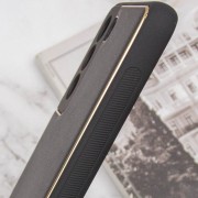 Кожаный чехол Xshield для Samsung Galaxy S21+, Черный / Black