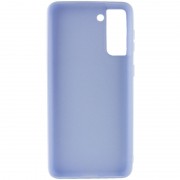 Силіконовий чохол Candy для Samsung Galaxy S21+ (Блакитний / Lilac Blue)