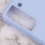 Силіконовий чохол Candy для Samsung Galaxy S21+ (Блакитний / Lilac Blue)