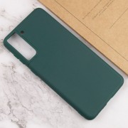 Силіконовий чохол Candy для Samsung Galaxy S21+ (Зелений / Forest green)