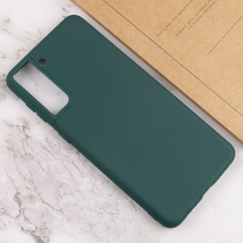 Силіконовий чохол Candy для Samsung Galaxy S21+ (Зелений / Forest green) - Чохли для Samsung Galaxy S21+ - зображення 3 