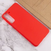 Силіконовий чохол Candy для Samsung Galaxy S21+ (Червоний)