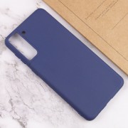 Силіконовий чохол Candy для Samsung Galaxy S21+ (Синій)