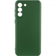 Чехол Silicone Cover Lakshmi Full Camera (A) для Samsung Galaxy S22, Зеленый / Dark green
