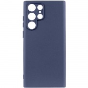 Чохол Silicone Cover Lakshmi Full Camera (A) для Samsung Galaxy S22 Ultra, Синій / Midnight Blue