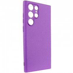 Чехол Silicone Cover Lakshmi Full Camera (A) для Samsung Galaxy S22 Ultra, Фиолетовый / Purple