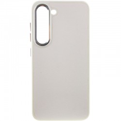 Шкіряний чохол Bonbon Leather Metal Style для Samsung Galaxy S22+, Білий / White
