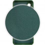 Чехол Silicone Cover Lakshmi Full Camera (A) для Samsung Galaxy S22, Зеленый / Dark green