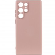 Чехол Silicone Cover Lakshmi Full Camera (A) для Samsung Galaxy S22 Ultra, Розовый / Pink Sand