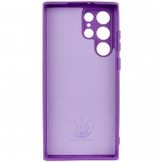 Чохол Silicone Cover Lakshmi Full Camera (A) для Samsung Galaxy S22 Ultra, Фіолетовий / Purple