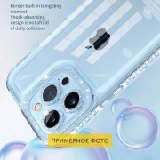 Чехол TPU Starfall Clear для Samsung Galaxy S22 Ultra, Голубой